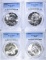 4-1974-S SILVER IKE DOLLARS, PCGS MS-67