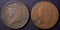 1829 VG & 1832 VF/XF with a few marks HALF CENTS