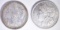 1878 7TF MORGAN DOLLAR F AU & 1880-O