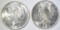 2 1923 PEACE DOLLARS CH/GEM BU