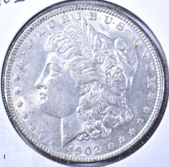 1902 MORGAN DOLLAR, CH BU