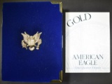 1998 $10 PROOF GOLD EAGLE WITH BOX AND CERT 1/4 OZ