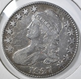 1827 BUST HALF DOLLAR, VG/FINE