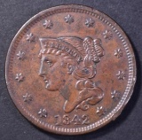 1842 LARGE CENT, AU