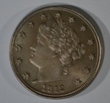 1912-D LIBERTY NICKEL GEM BU