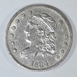 1834 BUST HALF DIME AU