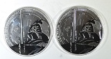 2-2018 NIUE DARTH VADER 1oz SILVER COINS