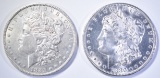 1880-S GEM BU & 1881-O CH BU MORGAN DOLLARS