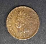 1908-S INDIAN CENT, VF