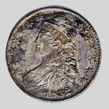 1832 BUST HALF DOLLAR, AU