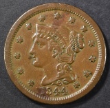 1844 LARGE CENT AU