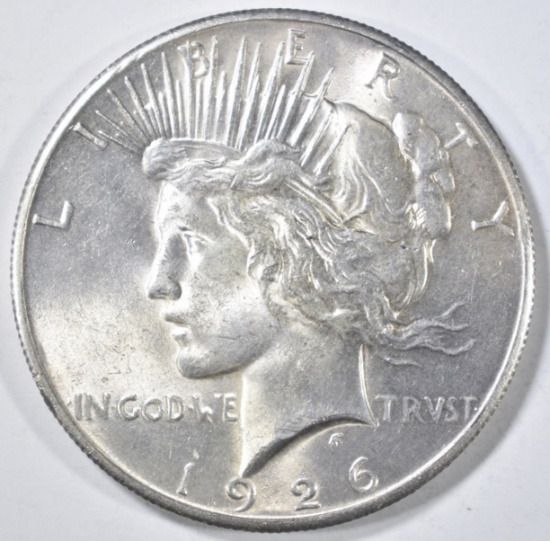 1926 PEACE DOLLAR, CH BU