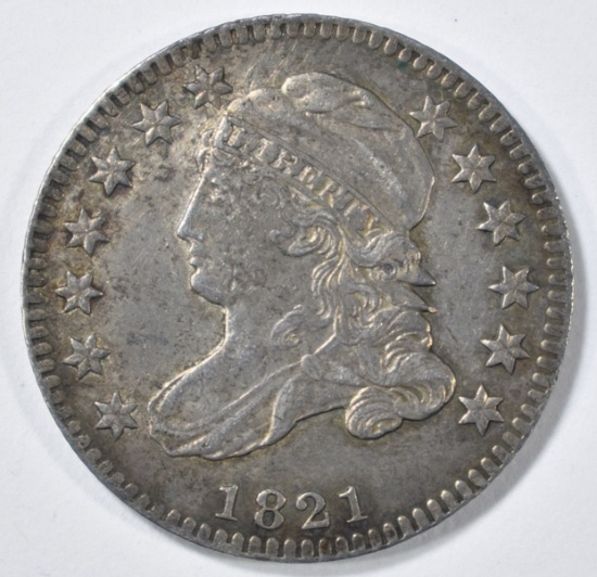 1821 CAPPED BUST DIME, AU