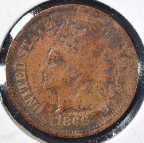 1866 INDIAN HEAD CENT VG