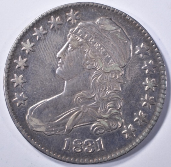 1831 BUST HALF DOLLAR, AU