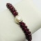 GARNET PEARL BRACELET