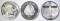 3-MARDIS GRAS SILVER DOUBLOONS