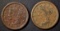 1854 & 1856 LARGE CENTS  XF