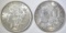 1886 & 87 MORGAN DOLLARS CH BU