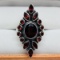 GARNET RING SIZE 6.5