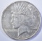 1934-S PEACE DOLLAR, AU