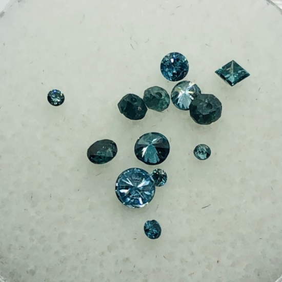 LOOSE BLUE DIAMONDS
