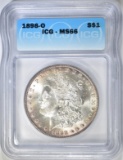 1898-O MORGAN DOLLAR  ICG MS-66