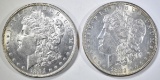 1881-O & 82 MORGAN DOLLARS BU
