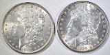 1889 & 90 MORGAN DOLLARS CH BU