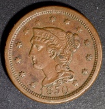 1850 LARGE CENT, AU