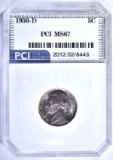 1950-D JEFFERSON NICKEL PCI SUPERB GEM BU