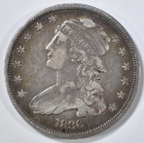 1836 BUST QUARTER XF DIE BREAK