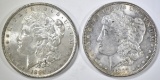 1886 & 87 MORGAN DOLLARS CH BU