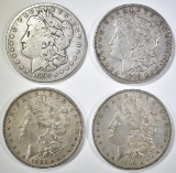 1885-O, 90-P,O,S MORGAN DOLLARS