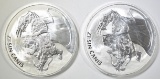 2-2018 KOREAN 1oz SILVER ZI:SIN CANIS COINS