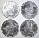 4-2018 1oz SILVER S. AFRICA  KRUGERRANDS