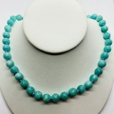 NATURAL AMAZONITE NECKLACE