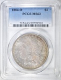 1884-O MORGAN DOLLAR PCGS MS-63