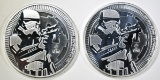 2-2018 NIUE STORM TROOPER 1oz SILVER $2.00 COINS