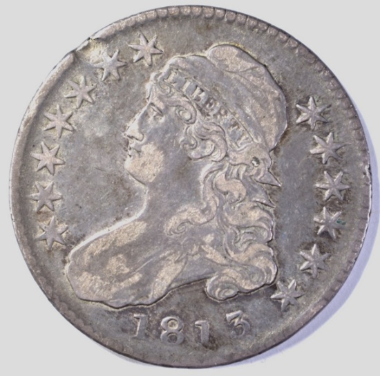 1813 BUST HALF DOLLAR  XF