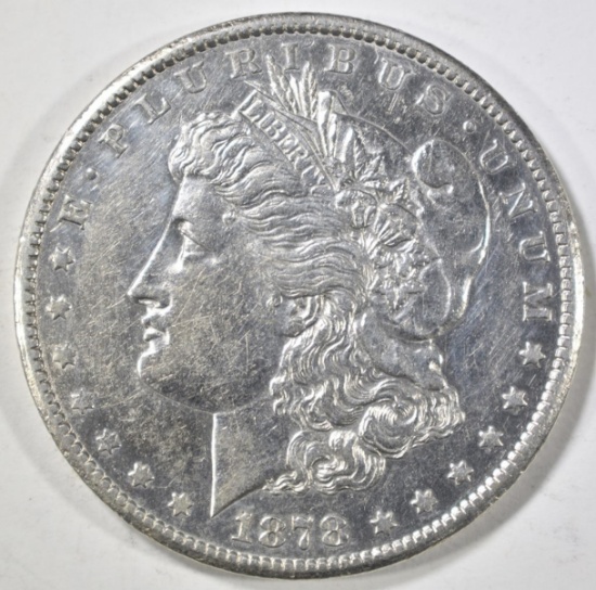 1878-CC MORGAN DOLLAR AU/BU