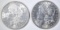 1884 & 97 MORGAN DOLLARS BU