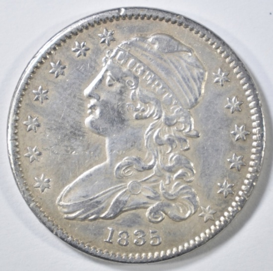 1835 BUST QUARTER  AU/BU