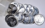 ROLL OF 50 1/10 OZ WALKING LIBERTY SILVER ROUNDS