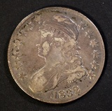 1832 BUST HALF DOLLAR, VF/XF