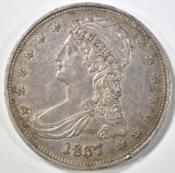 1837 BUST HALF DOLLAR CH AU