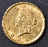 1853 $1 GOLD  LIBERTY  CH BU