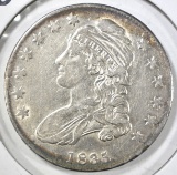 1835 BUST HALF DOLLAR, AU