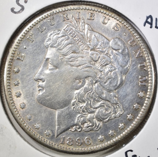 1896-S MORGAN DOLLAR AU