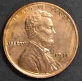1911-D LINCOLN CENT   BU  RB